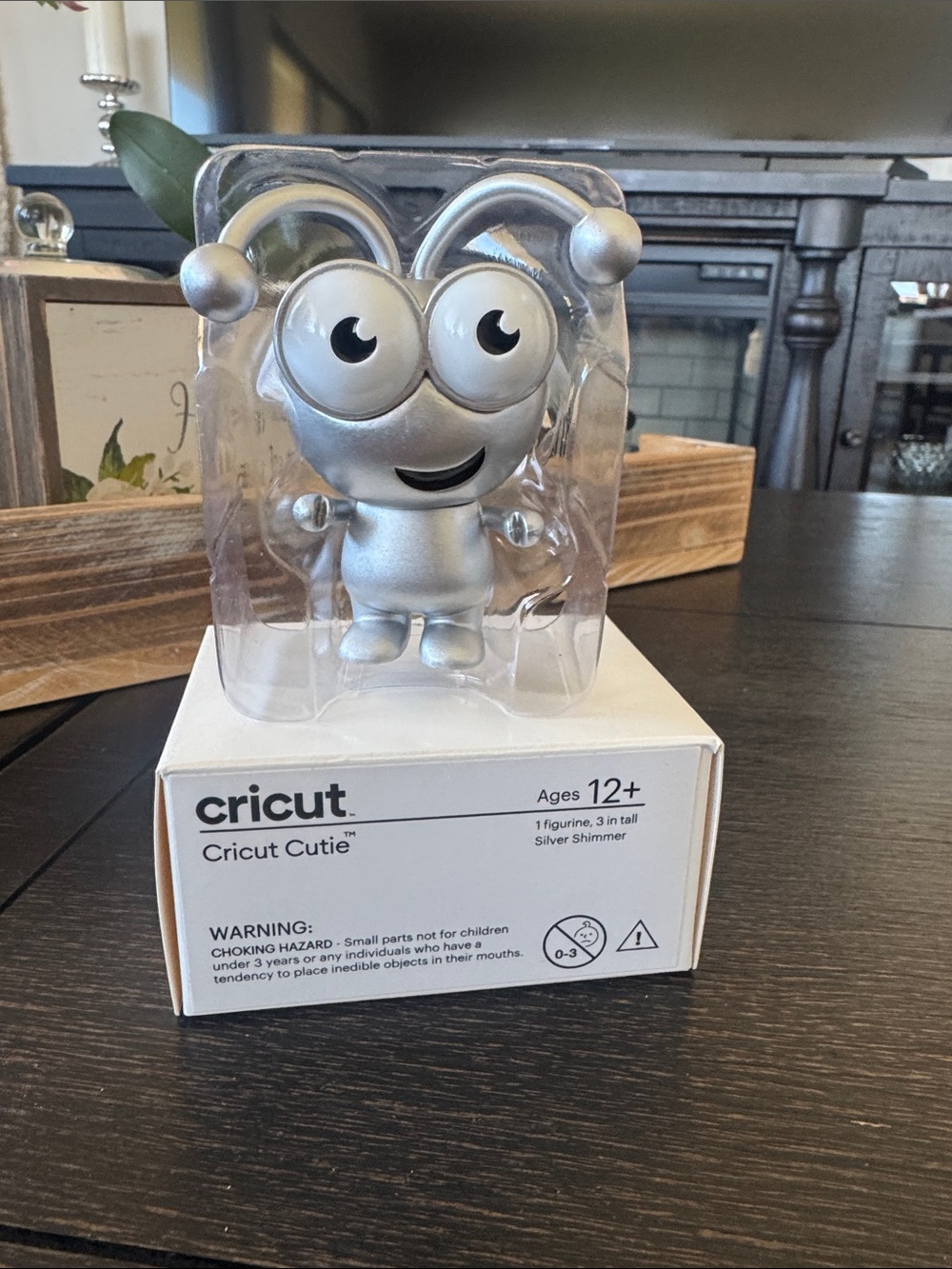 Cricut Cutie Silver Shimmer Collectible Figurine NIB Mystery Box Rare